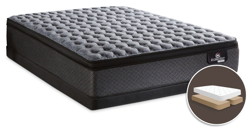 Serta® iCollection® Senna Firm Euro-Top Split Queen Mattress Set