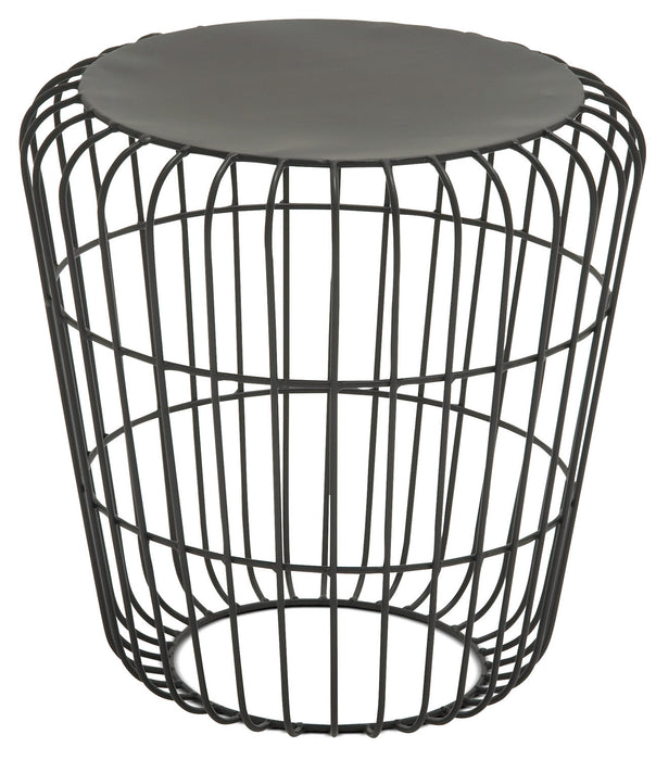 Metal Accent Table – 17\" x 18\"