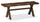 ["Plum Dining Bench, Wood, Live-Edge Look, 47.25##PACKAGEDETAILSquot;W- Nutmeg Brown"]