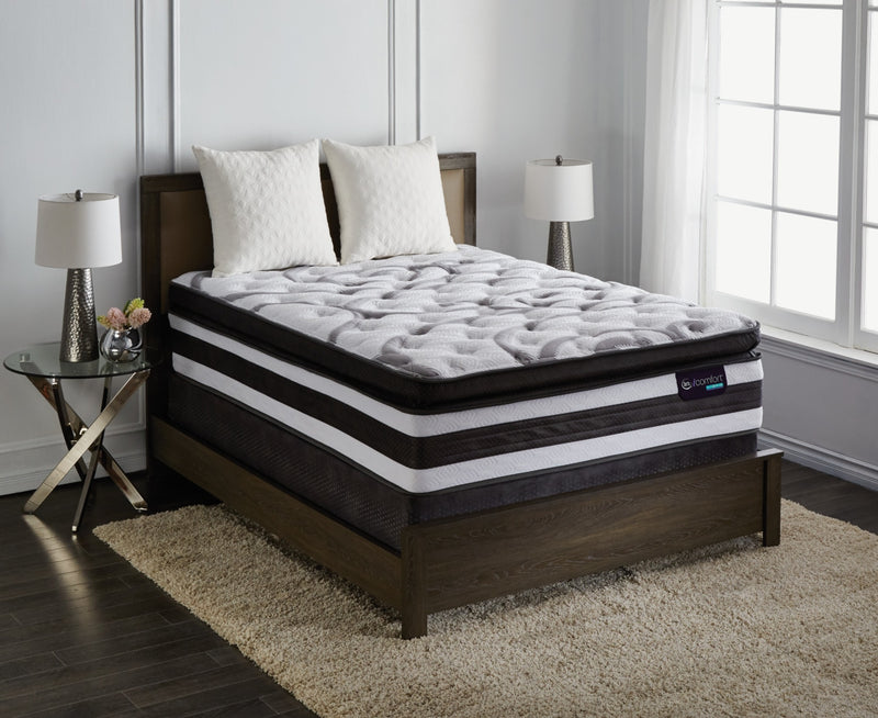 Serta iComfort® Hybrid Manolo Medium Super Pillow-Top Full Mattress Set
