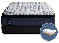 Sealy Posturepedic Kingsmill Pillow-Top Plush Low-Profile King Mattress Set