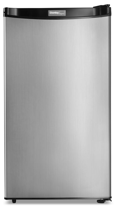Danby 17.7\" 3.2 Cu. Ft. Single-Door Mini Fridge - Stainless Steel - DCR032A2BSLDD