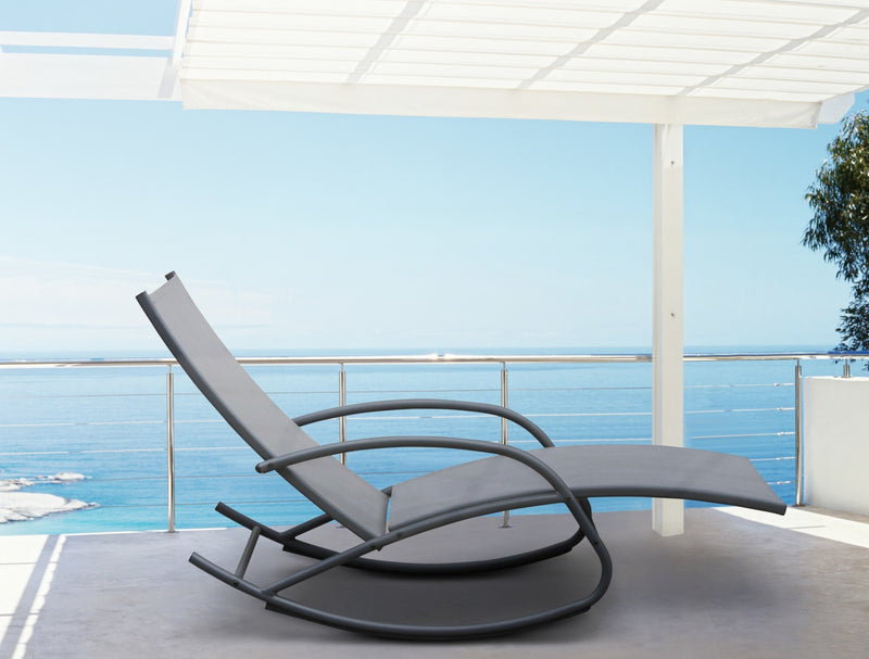 Kerlaz Rocking Lounger – Grey
