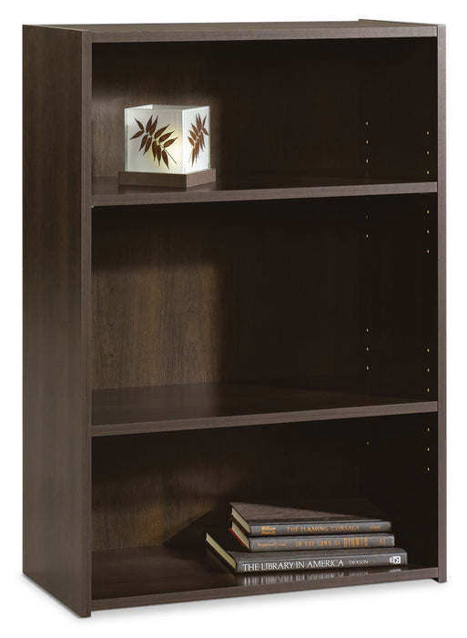 Boston 24.75\" 3-Shelf Bookcase - Cinnamon Cherry