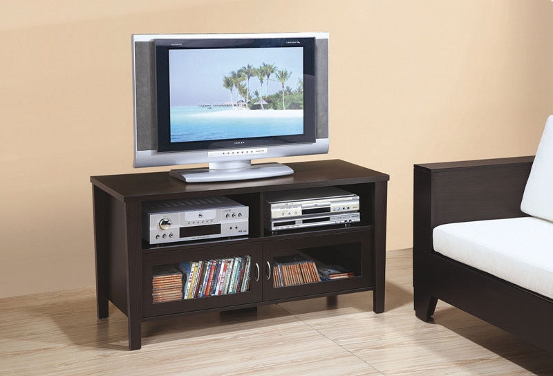 Bailey 47\" TV Stand with Storage and Cable Management for TVs up to 55\"- Coffee Brown