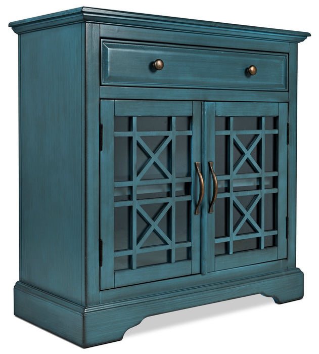 Marseille 32\" Accent Cabinet with Drawer - Antique Blue
