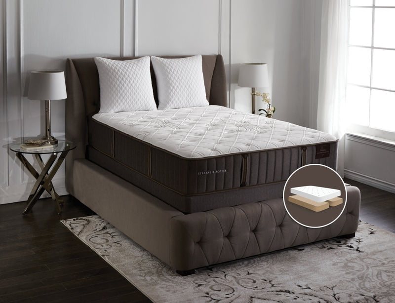 Stearns & Foster Finsbury Firm Split Queen Mattress Set