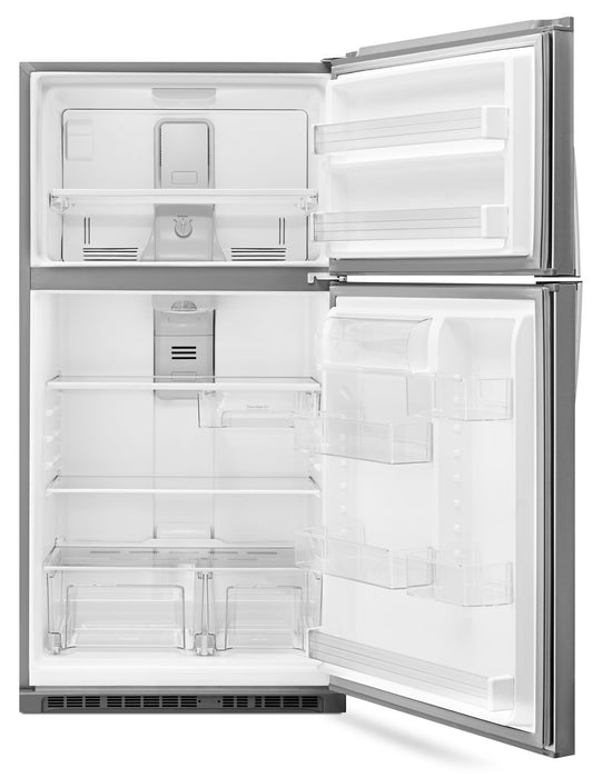Whirlpool 33\" 21.3 Cu. Ft. Top-Mount Refrigerator - Monochromatic Stainless Steel - WRT541SZDM