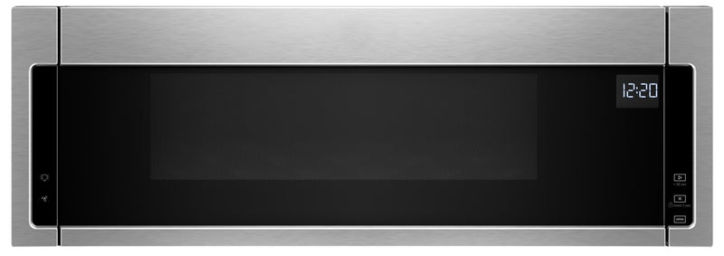 Whirlpool 1.1 Cu. Ft. Slim Over-the-Range Microwave with 900 Watts Cooking - Stainless Steel - YWML55011HS