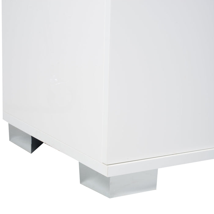 Raia Dining Server with Storage - Made in Italy, Modern, 79.5\"W - White