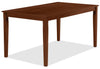 Aran Dining Table, 60"W - Brown