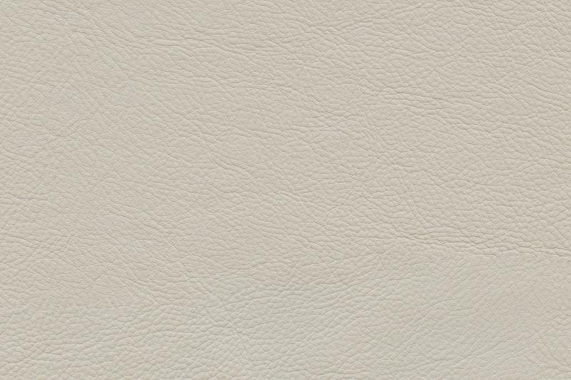 Kai Genuine Leather Ottoman – Silver