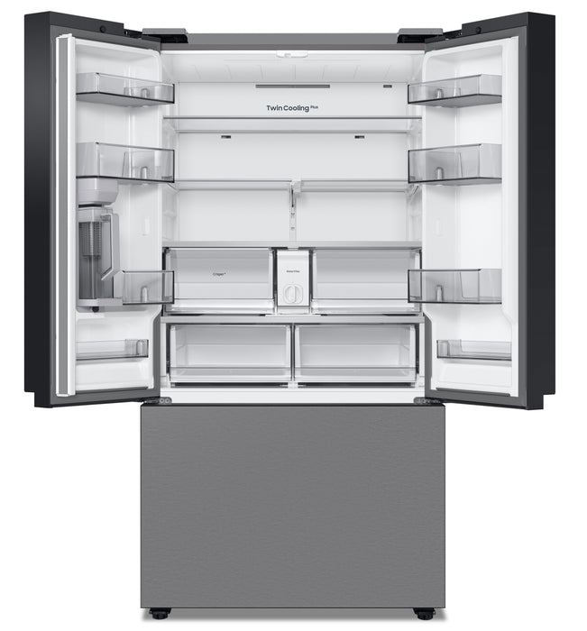 Samsung 36\" 30.1 Cu. Ft. Bespoke French-Door Refrigerator - Stainless Steel - RF30BB6200QLAA