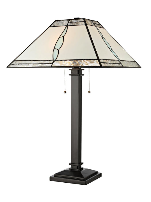 Rivers 29\" Tiffany Style Hand-Blown Glass Table Lamp
