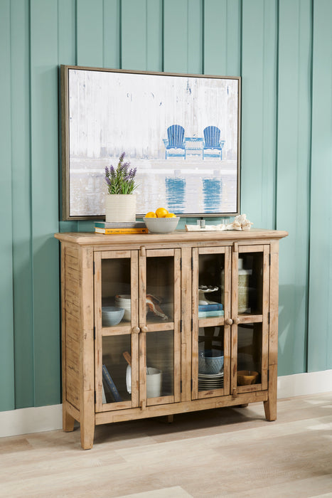 Rocco 48\" 4-Door Accent Cabinet - Natural Wood