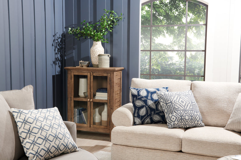 Rocco 32\" 2-Door Accent Cabinet - Natural Wood