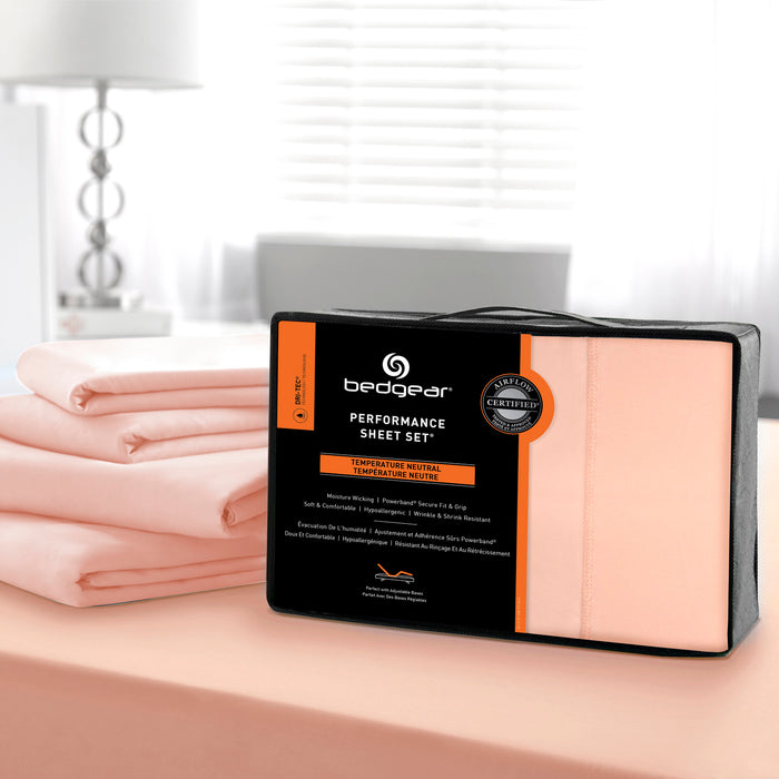 BEDGEAR® Dri-Tec® 4-Piece Queen Sheet Set - Dusty Rose
