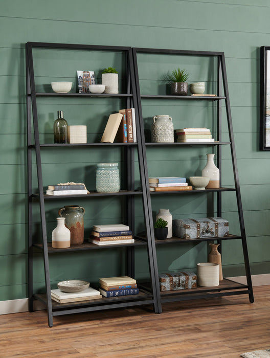 Santa Mon 30\" 5-Shelf Open Bookcase - Espresso