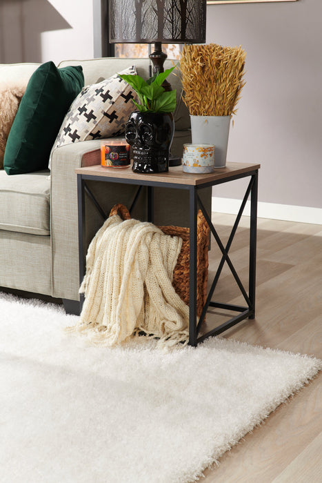 Made in Canada Sawyer 2-Piece Linen-Look Fabric Sectional with Reversible Cushions - Light Grey