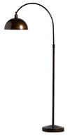 62.75\" Bean Bronze Metal Floor Lamp with Adjustable Lamp Head