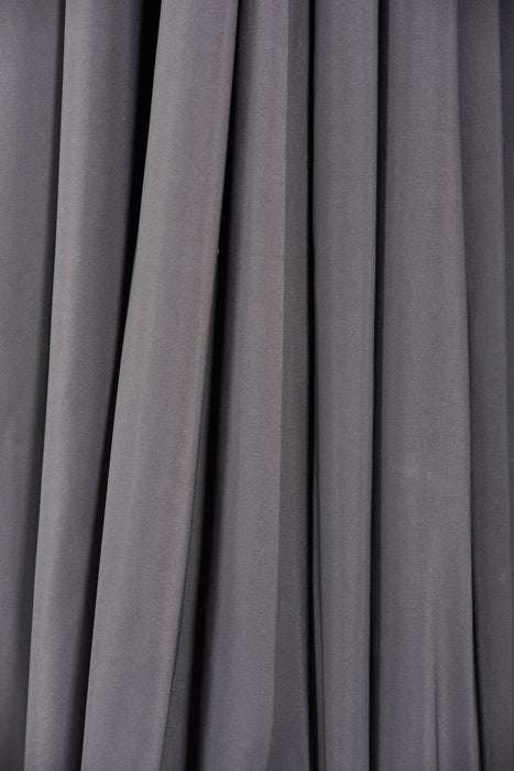 Shanghai Outdoor Patio Umbrella - 114\" W x 75\"H, Weather Resistant Aluminum & Fibreglass, Hand Crank - Charcoal