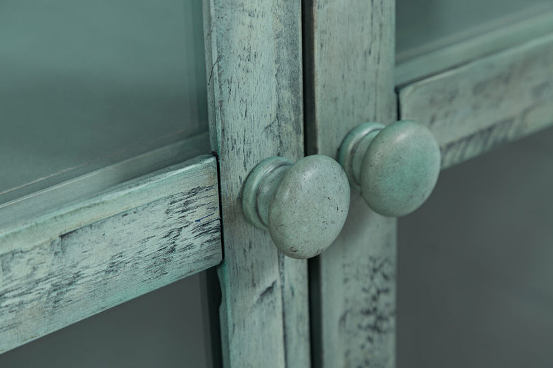 Rocco 32\" 2-Door Accent Cabinet - Vintage Blue