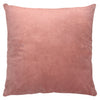 Velvet-Look Accent Pillow - Pink 