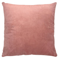 Velvet-Look Accent Pillow - Pink  