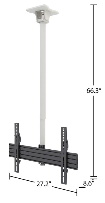 Kanto CM600 Full Motion TV Ceiling Mount for 30\" - 70\" TVs - CM600W