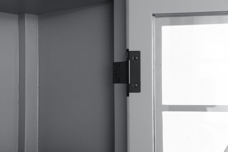 Athena 36\" Curio Cabinet - Grey