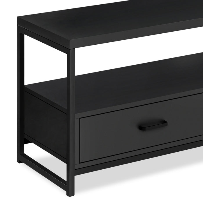 Corban 48\" Modern TV Stand with Storage and Cable Management for TVs up to 55\"- Black