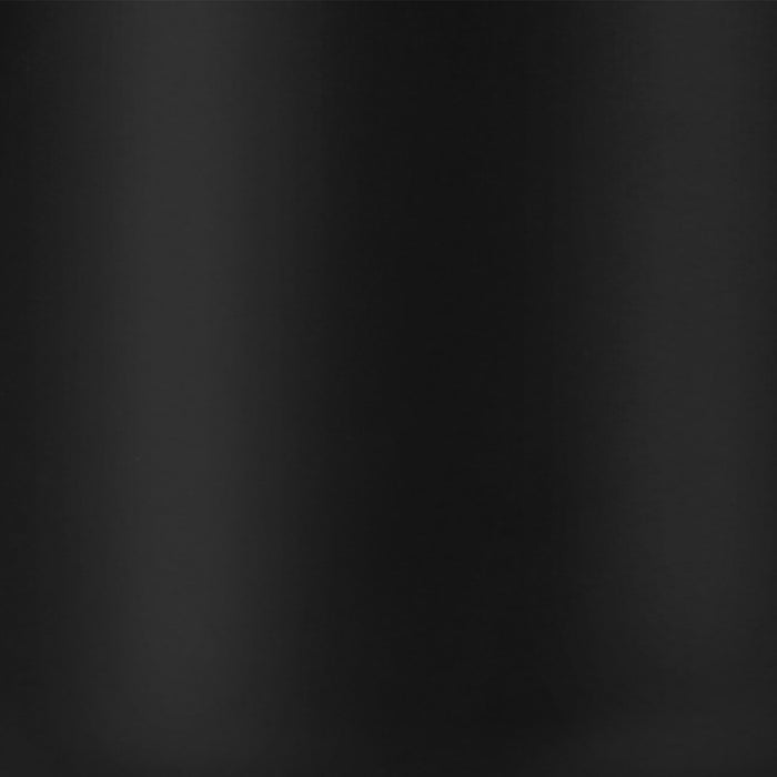 24\" Black Concrete Table Lamp with Grey Shade