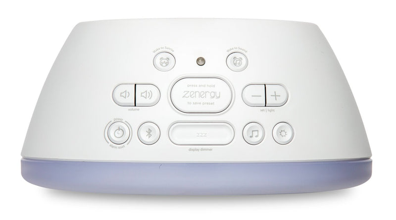 iHome Zenergy Sunrise Wake-up Alarm Clock with Sound Therapy - IZBT110WFT