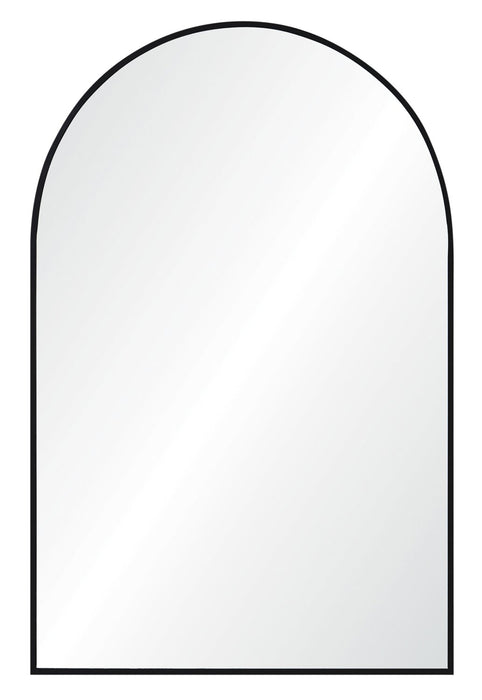 Black Arch-Shaped Mirror - 24\" x 36\"