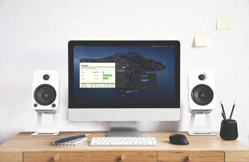 Kanto Living SE4 Elevated Speaker Stands - SE4W