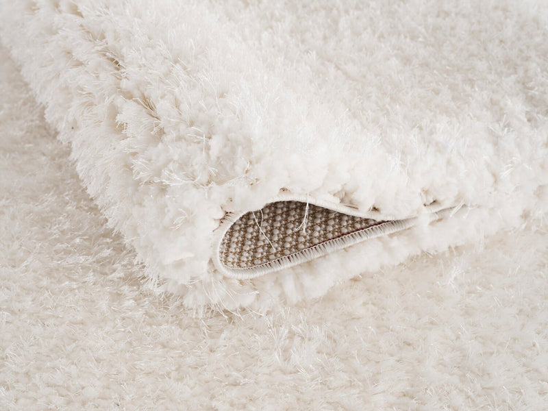 Lawson White Shag Area Rug - 7'9\" x 9'5\"
