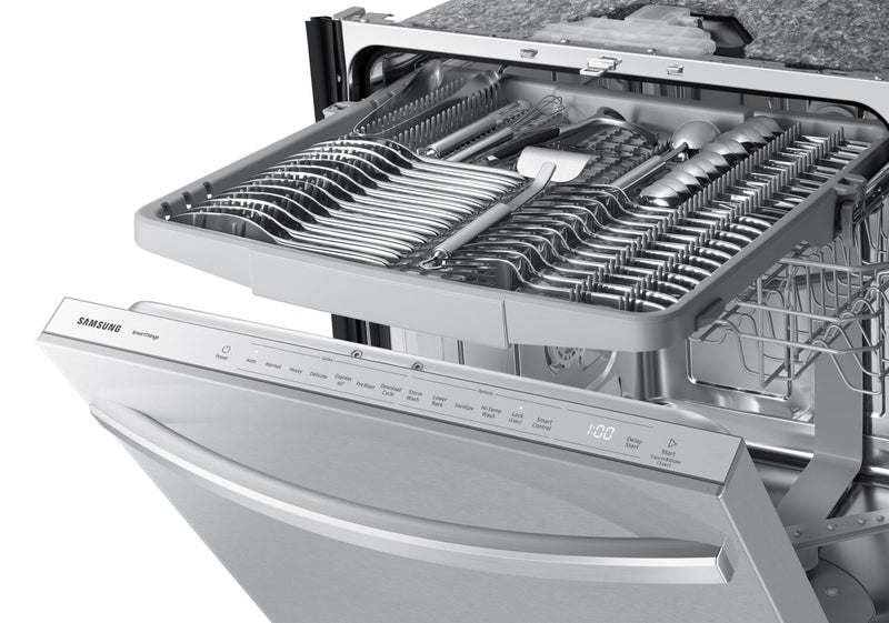 Samsung 24\" 46 dBA Built-In Top-Control Dishwasher with 3rd Rack - DW80CG5451SRAA