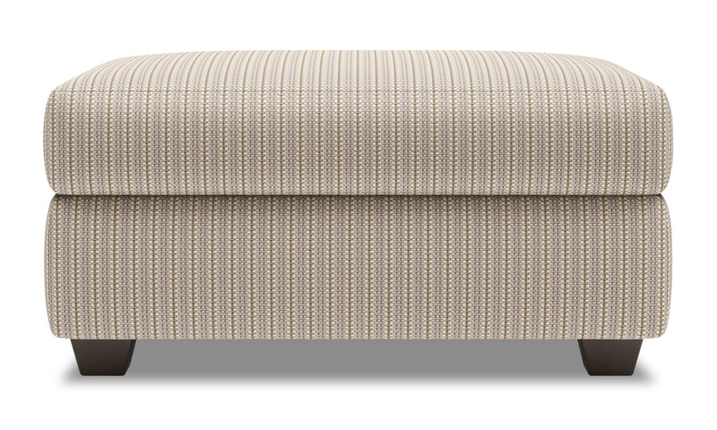 Made in Canada Customizable Sofa Lab The Trunk 39\" Fabric Storage Ottoman - Mushroom Beige
