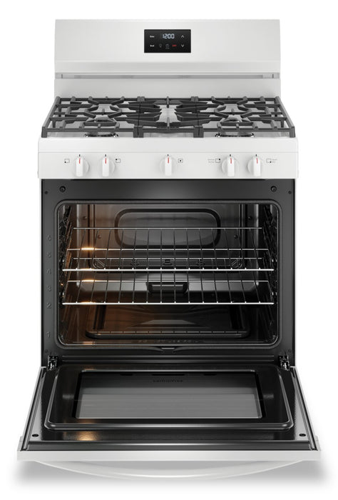 Frigidaire 5.1 Cu. Ft. Gas Range With Quick Boil and Five Burner Cooktop - White - FCRG3052BW
