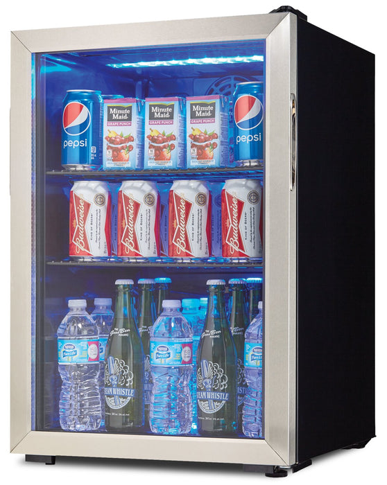 Danby 17.5\" 2.6 Cu. Ft. Single-Door Beverage Centre - Stainless Steel - DBC026A1BSSDB
