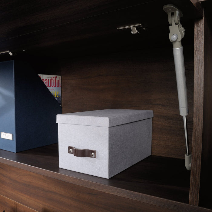 Palo Alto 71.26\" Desk Hutch with Cubbyholes - Mahogany