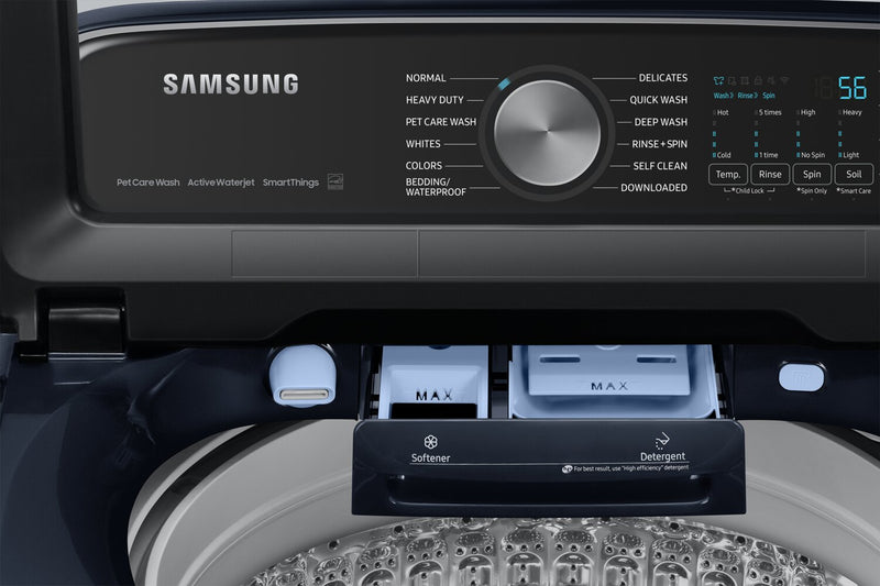 Samsung 6.1 Cu. Ft. Pet Care Top-Load Washer and 7.4 Cu. Ft. Electric Dryer 
