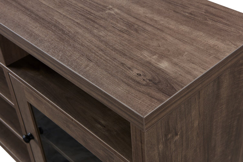 Perry 62\" TV Stand with Storage and Cable Management for TVs up to 70\"- Hazelnut