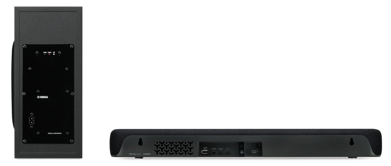 YAMAHA 2.1 CH Dolby Digital Compact Soundbar with Wireless Subwoofer (SR-C30A)