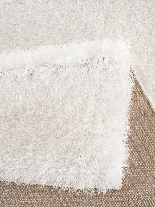 Harlow White Shag Area Rug - 7'9\" x 9'5\"