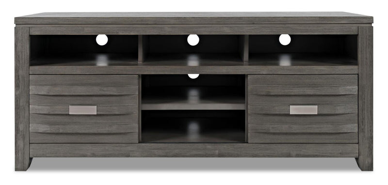 Bronx 60\" TV Stand with Storage and Cable Management for TVs up to 65\"- Grey