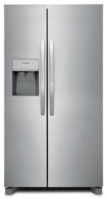 Frigidaire 36\" 25.6 Cu. Ft. Standard-Depth Side-by-Side Refrigerator - Stainless Steel - FRSS2623AS