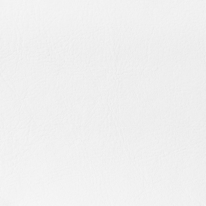 Estel Upholstered Headboard in White Vegan Leather Fabric, Button Tufted - Queen Size