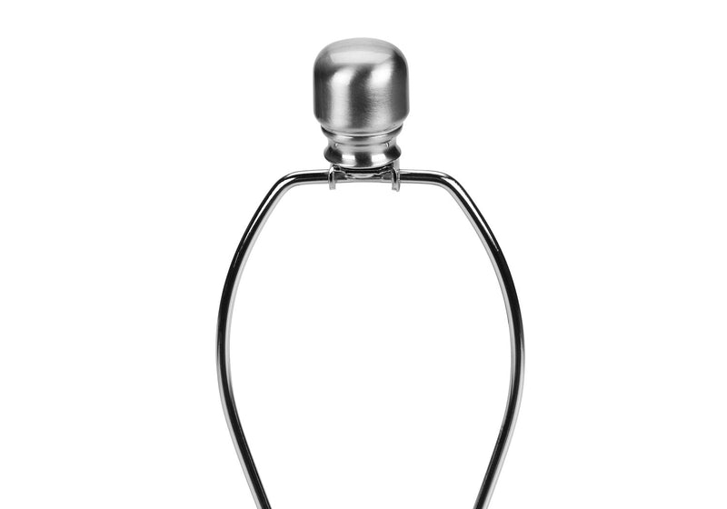 27\" Cream Resin Rippled Sculptural Table Lamp