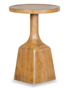 Rhett 18\" Modern Round End Table - Light Brown Oak
